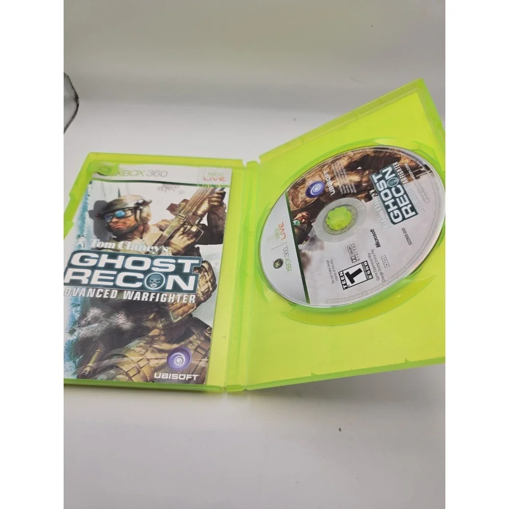 Tom Clancy's Ghost Recon: Advanced Warfighter (Xbox 360) w/ Manual TESTED